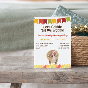 Family Thanksgiving Invitation