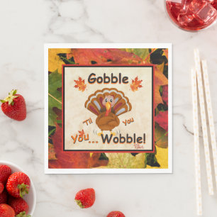 Family Thanksgiving Party Napkins