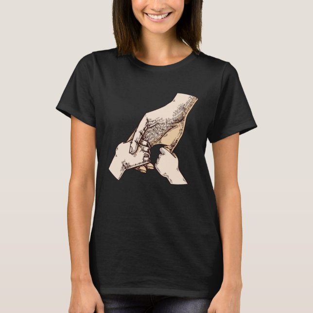 Family The Biggest Support System Parents Family T-Shirt (Front)