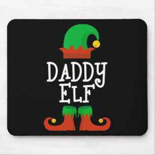 Family The Daddy Elf Christmas Matching Pj Pajama Mouse Pad