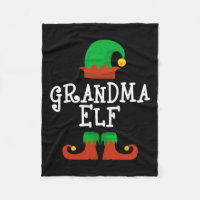 Family The Grandma Elf Christmas Pj Pajama Matchin
