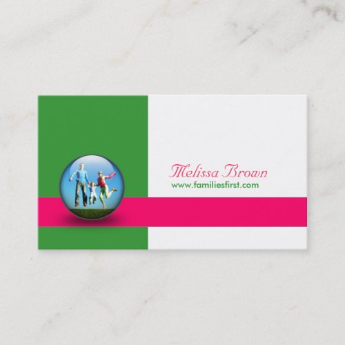 Family Therapist Business Cards