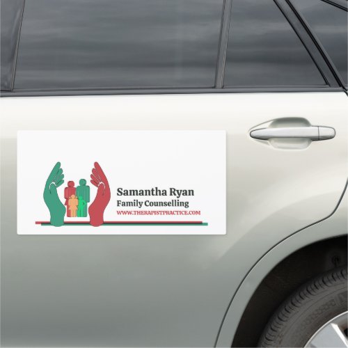Family Therapy Care Design Psychotherapist Car Magnet
