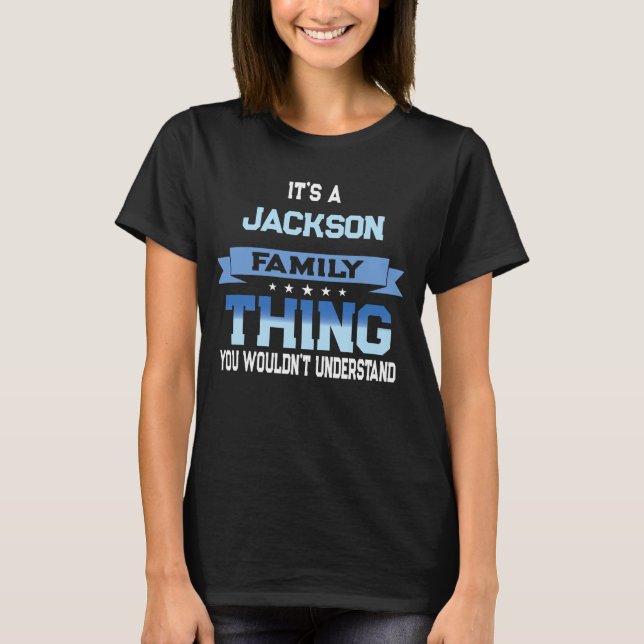 Family Thing T-shirt Personalized and Customized (Front)