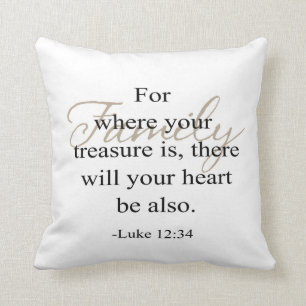 Family Throw Pillow