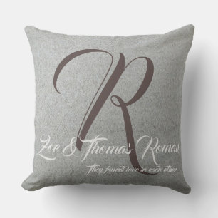 Family throw pillow for sofa, couch, love seat