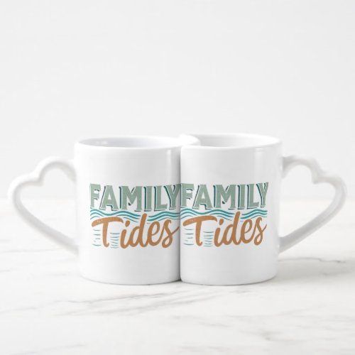 Family tides coffee mug set