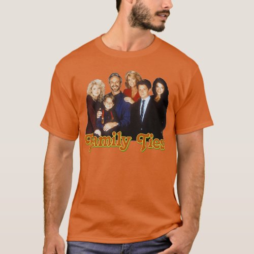 Family Ties 80s Throwback Cast Tribute  T_Shirt