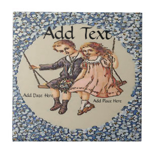 Family Tile, Dutch Look, Personalize Ceramic Tile