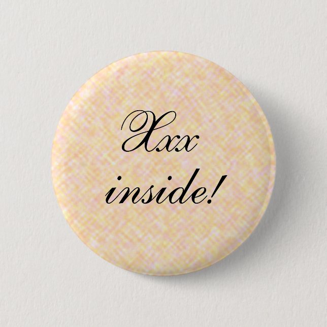 Family Title Inside! Baby shower Pinback Button (Front)