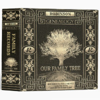 Family Tree | Antique Genealogy 3 Ring Binder
