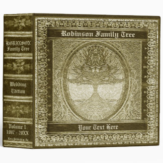 Family Tree | Antique Looking Book Binder