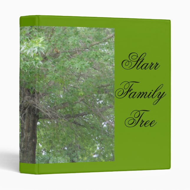 Family Tree Binder (Front/Spine)