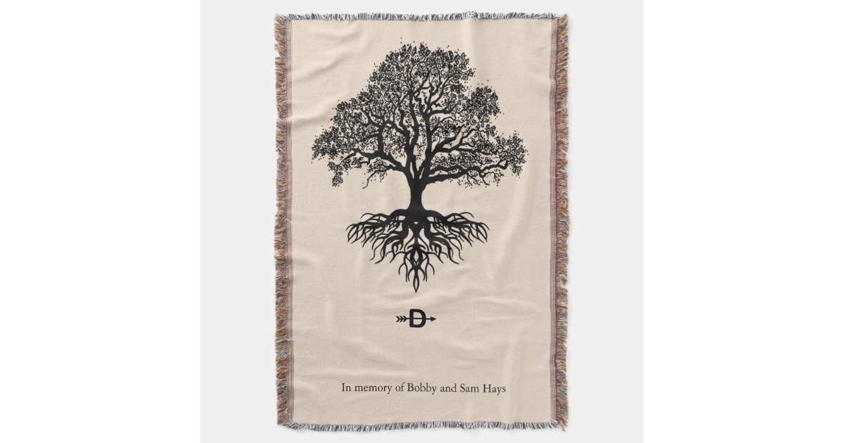 Family tree blanket Zazzle