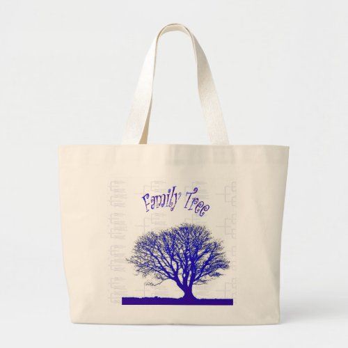 Family Tree Collection Large Tote Bag