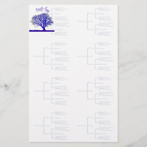 Family Tree Collection Stationery