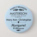 Family Tree Connection Reunion Button at Zazzle