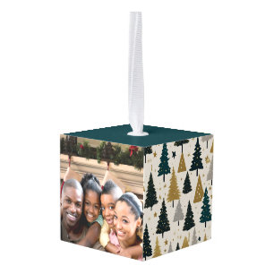 Family Tree Cube Ornament