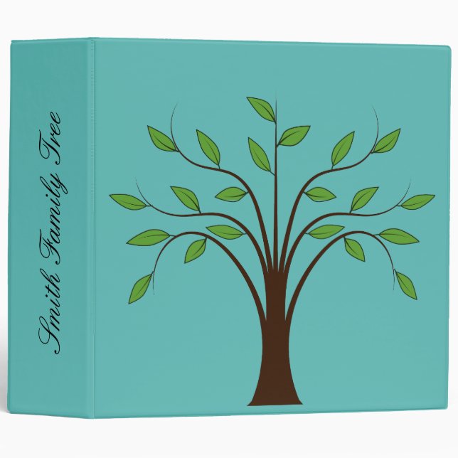 Family Tree Customisable Folder (Front/Spine)