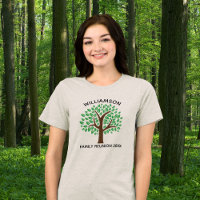 Family Tree Cute Custom Reunion Party Women's