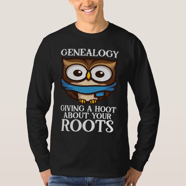 Family Tree Family Historian Genealogy Genealogist T-Shirt (Front)