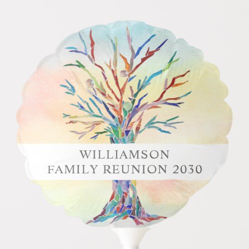 Family Tree Family Reunion Balloon