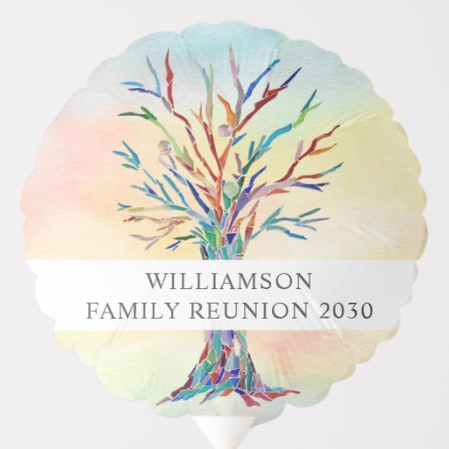 Family Tree Family Reunion Balloon