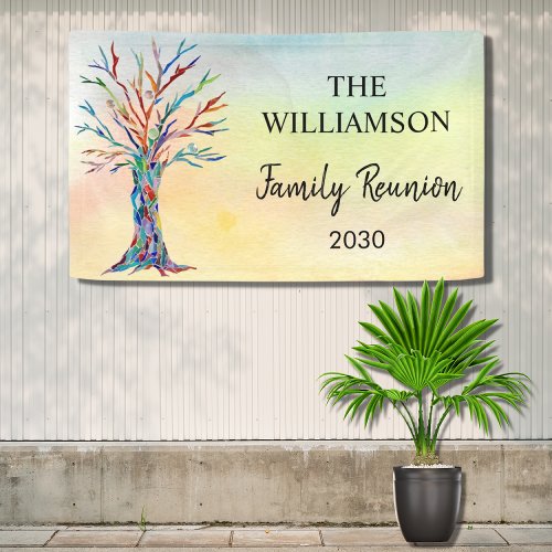 Family Tree Family Reunion Banner