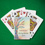 Family Tree Family Reunion Classic Playing Cards at Zazzle