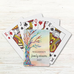  Family Tree Family Reunion Classic Playing Cards