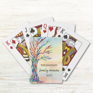 Family Tree Family Reunion Classic Playing Cards