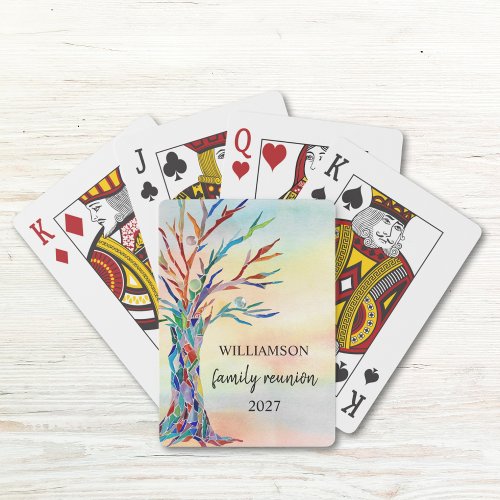 Family Tree Family Reunion Classic Playing Cards