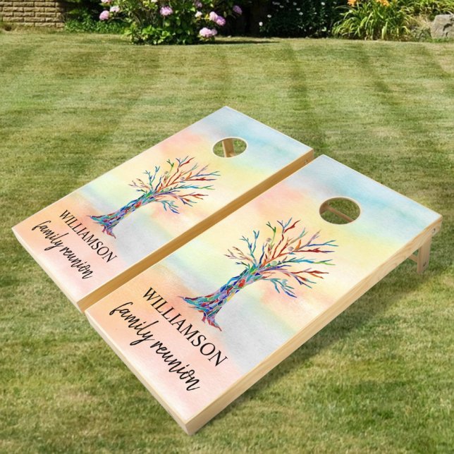  Family Tree Family Reunion  Cornhole Set (Creator Uploaded)