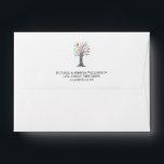 Family Tree Family Reunion Envelope<br><div class="desc">These stylish envelopes,  featuring a Family Tree design go with the Budget Family Reunion Invitation.</div>