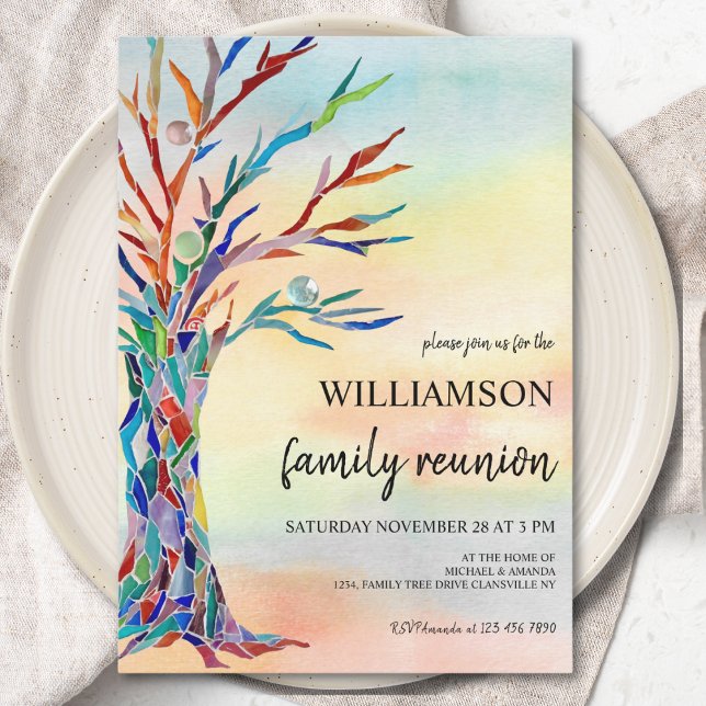 Family Tree Family Reunion Invitation  (Creator Uploaded)