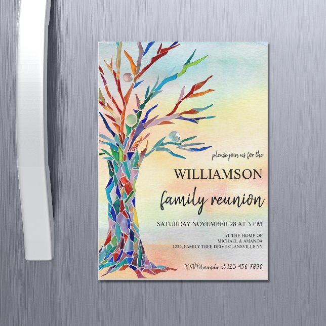  Family Tree Family Reunion Invitation Magnet (Creator Uploaded)