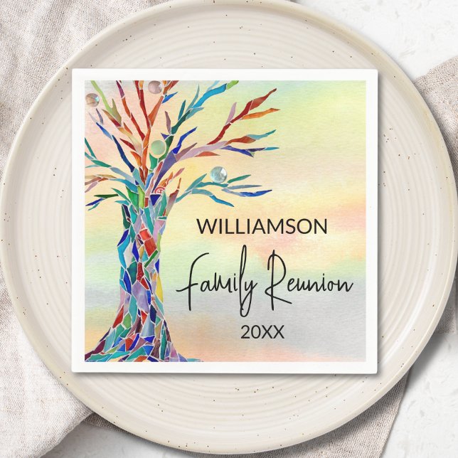 Family Tree Family Reunion Napkins (Creator Uploaded)