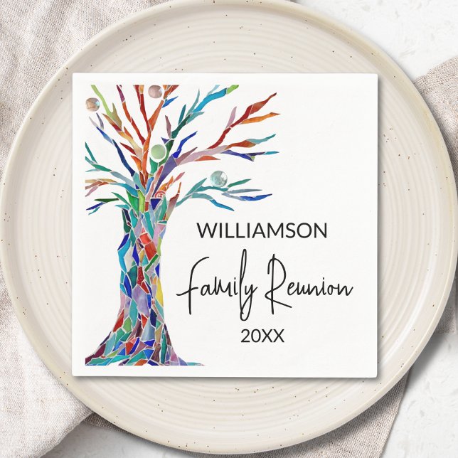 Family Tree Family Reunion Napkins (Creator Uploaded)
