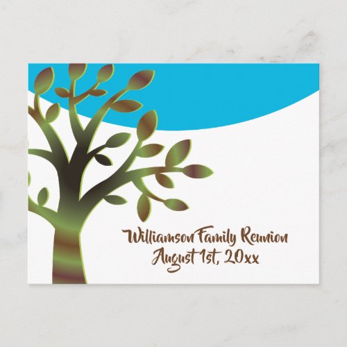 Family Tree Family Reunion Picnic Gathering Invite