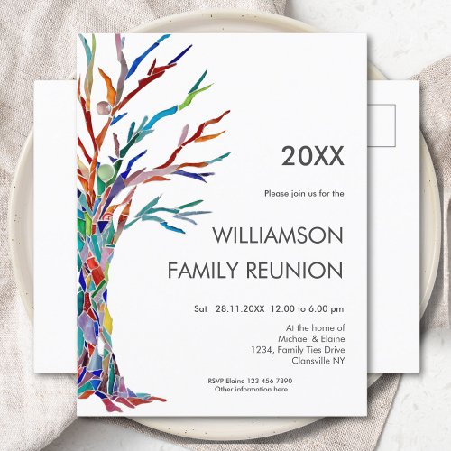 Family Tree Family Reunion Rainbow Family Tree