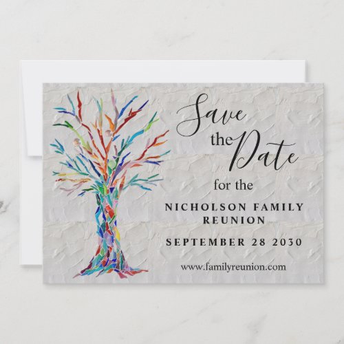 Family Tree Family Reunion Save The Date