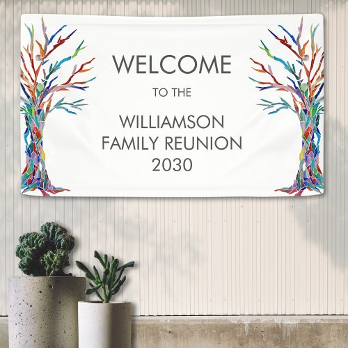 Family Tree family Reunion Welcome