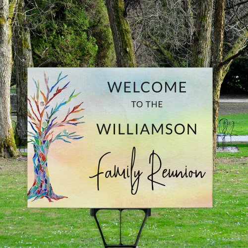 Family Tree Family Reunion Welcome