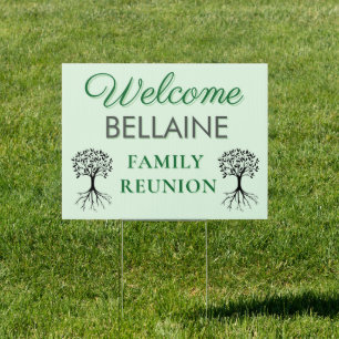 Family Tree! Family Reunion yard sign