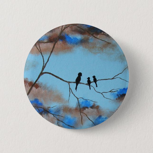 Family Tree From Original Painting Button (Front)