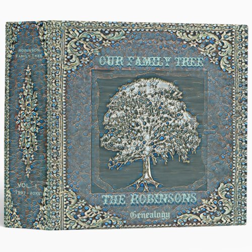 Family Tree Genealogy Album 3 Ring Binder