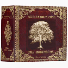 Family Tree Genealogy Album Binder