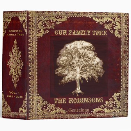 Family Tree Genealogy Album Binder
