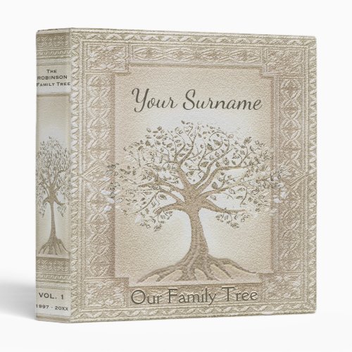 Family Tree Genealogy Album Binder