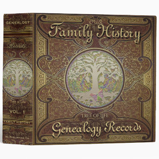 Family Tree | Genealogy Family History 3 Ring Binder